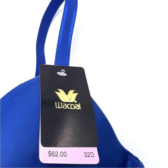 Wacoal Net Effect Underwire Bra 32D Blue T-Shirt Bra - Picture 8 of 8